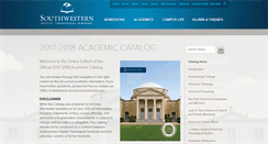 Desktop Screenshot of catalog.swbts.edu